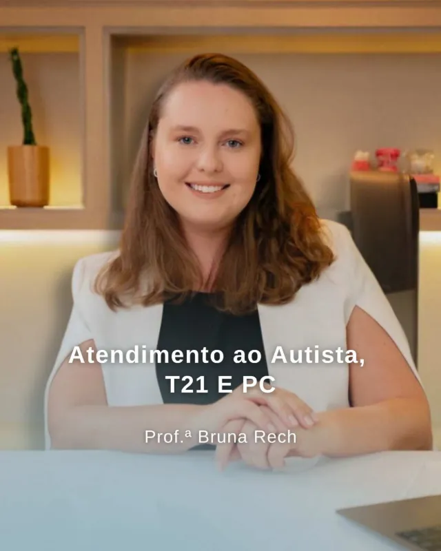 Capa do curso Atendimento ao Paciente Autista, T21 e PC