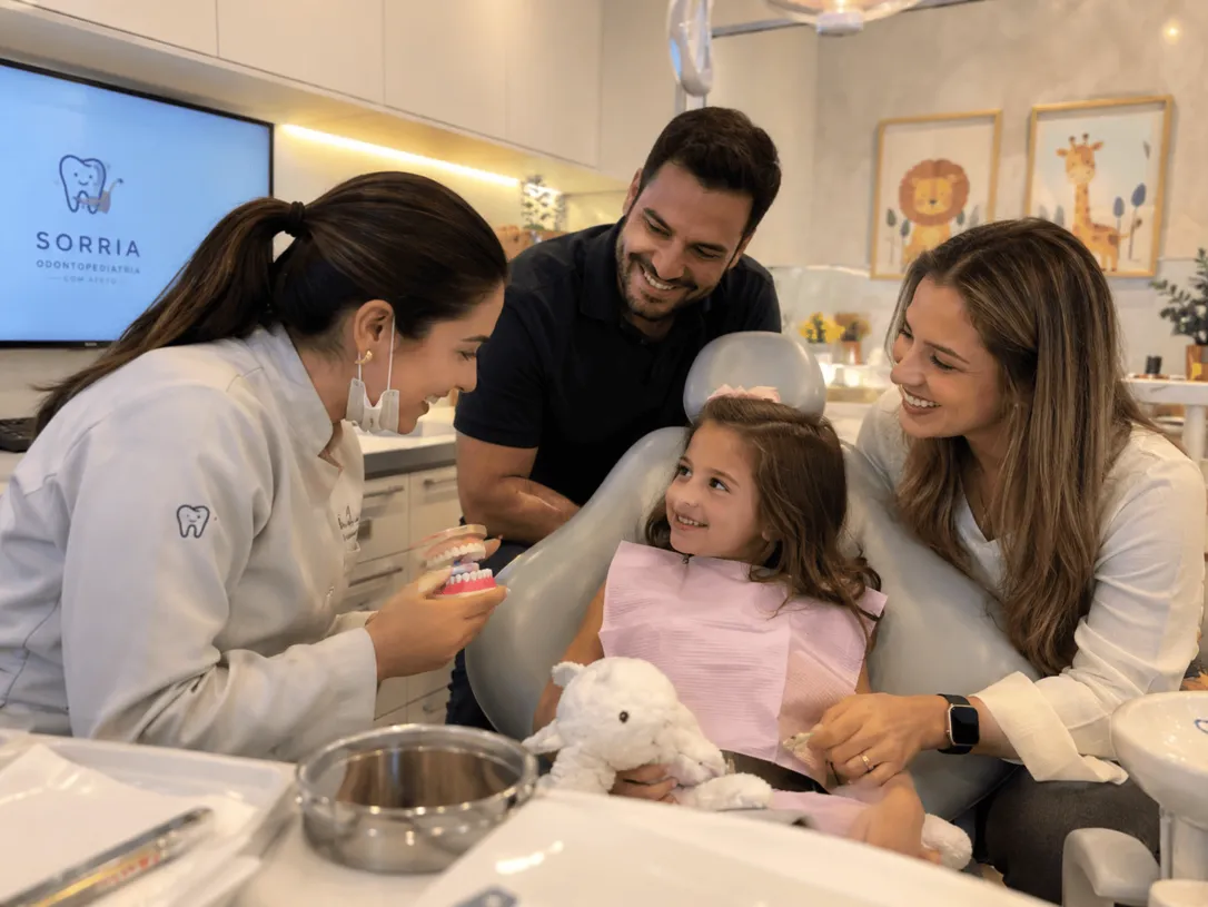 Primeira consulta em odontopediatria: como estruturar um atendimento que inspira confiança